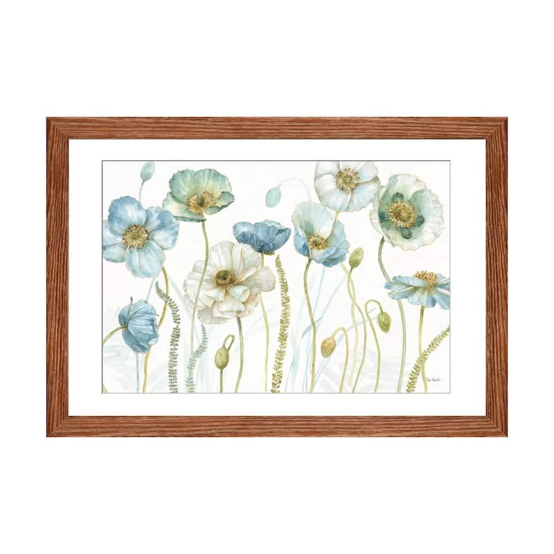 iCanvas "My Greenhouse Flowers I" by Lisa Audit - Walnut - 24x32x1