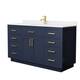 Option Dark Blue / White Quartz Top / Brushed Gold