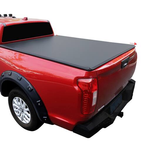 5.5' Bed Soft Roll-Up Tonneau Cover For 2004-14 Ford F150 06-14 - 5.5Ft