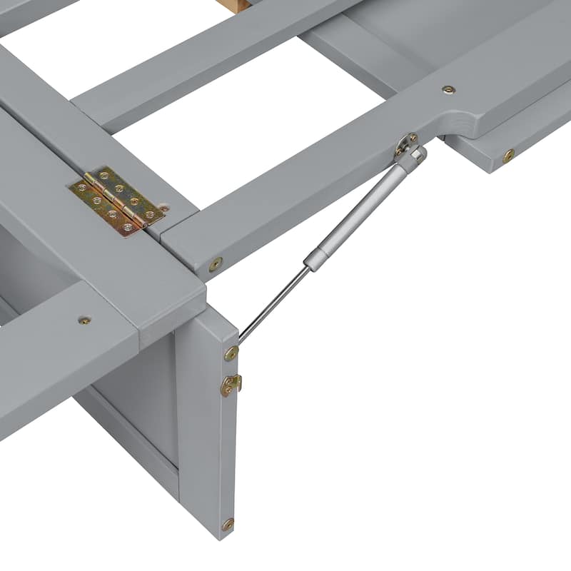 Queen Size Modern Design Murphy Bed, Wood Folding Cabinet Bed, No Box Spring Murphy Bed Frame
