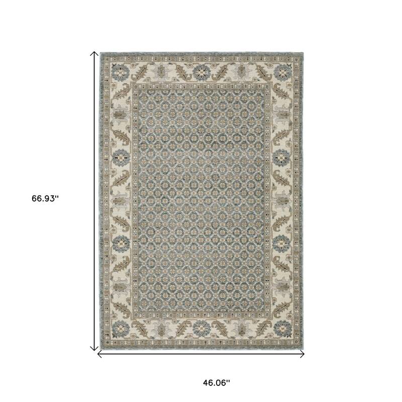 HomeRootsOriental Traditional Rectangle Area Rug