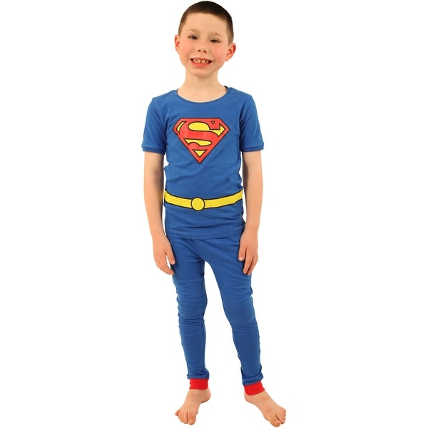 DC Comics Boys' Cast of Characters Pajama Set. Opens flyout.