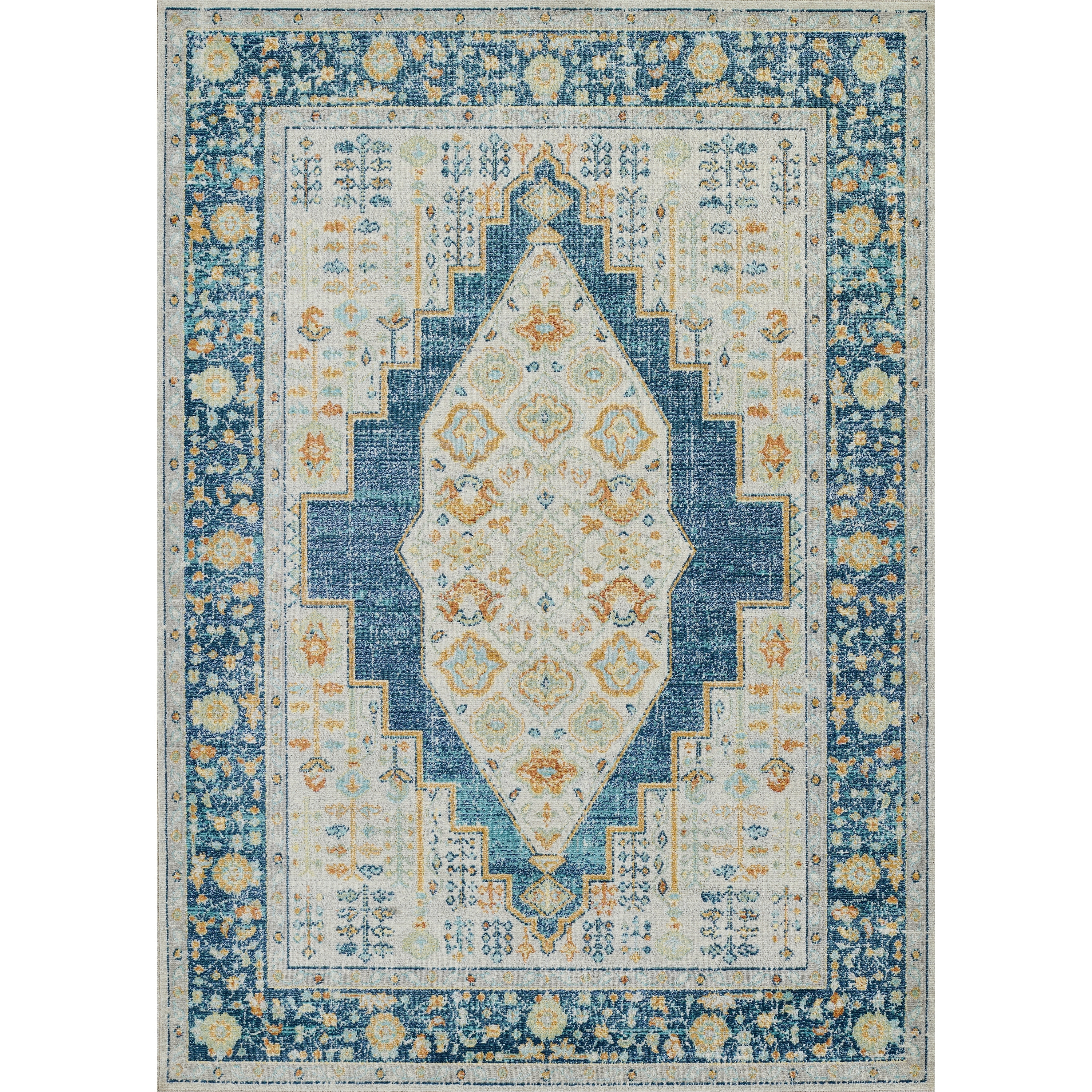 Momeni Lillihan Traditional Medallion Area Rug