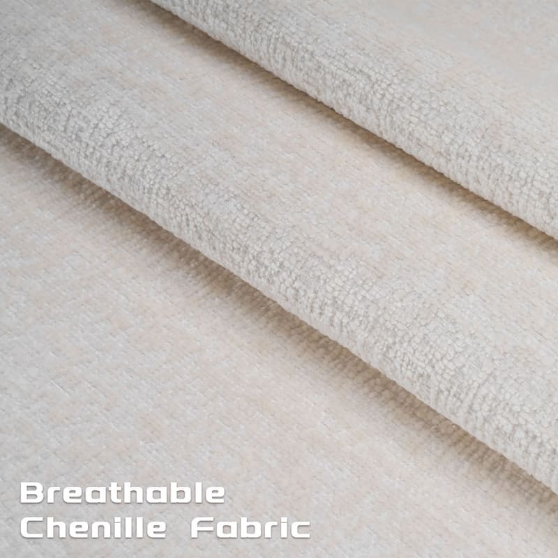 138.98" Modular Chenille U-shaped Sectional Sofa with Ottoman