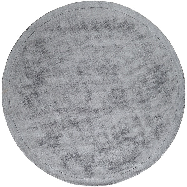slide 2 of 36, Handloomed Kesgrave Viscose Area Rug - 5' 9" x 5' 9"