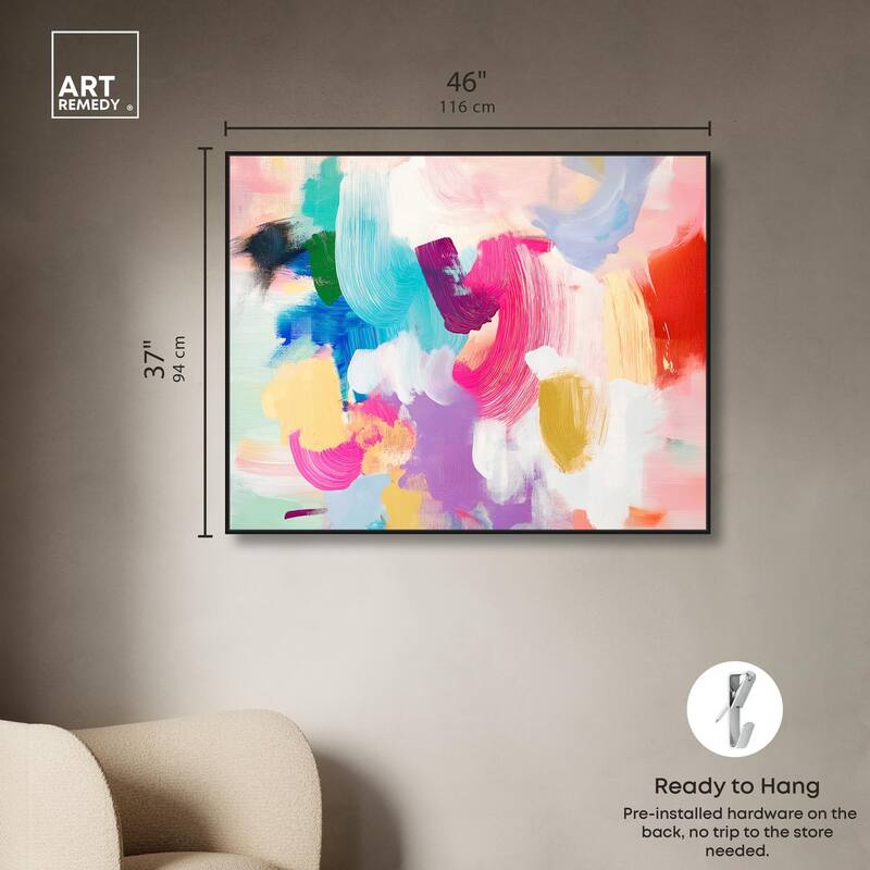 Pigment Play II Canvas by Art Remedy