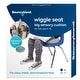 preview thumbnail 1 of 7, Bouncyband Big Wiggle Seat Sensory Cushion, Silver Silver