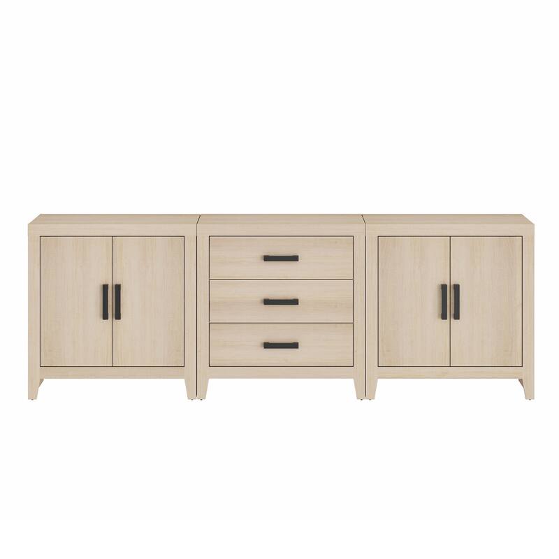 WAMPAT Buffet Cabinet with Drawers & Doors