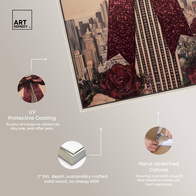 Sparkling Empire State Building Canvas by Art Remedy