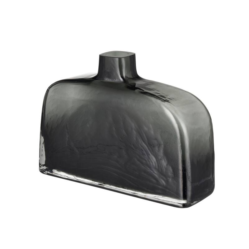 Elk Home Sellen Smoke Finish Glass 9 Inch Wide Vase