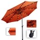 preview thumbnail 19 of 19, Costway 10FT Patio Solar Umbrella LED Patio Market Steel Tilt W/Crank