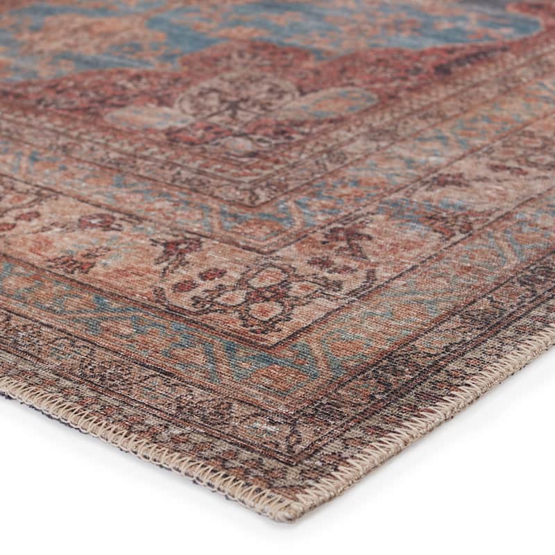 Vacherie Machine Washable Medallion Area Rug