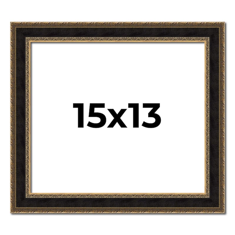 15x13 Frame Gold Antique Vintage Sold Wood Picture Frame | 1.75 Inch