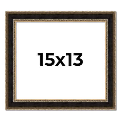 15x13 Frame Gold Antique Vintage Sold Wood Picture Frame | 1.75 Inch