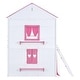 preview thumbnail 34 of 36, Full Size Bunk Wood House Bed with Elegant Windows, Sills and Tent
