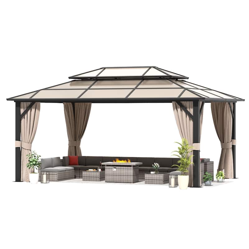 12'x16' Outdoor Hardtop Gazebo