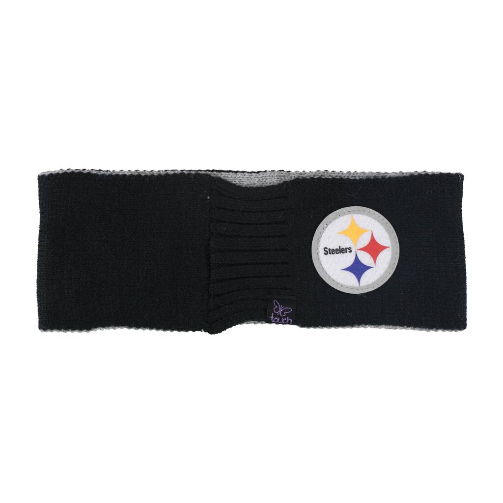 Touch Womens Pittsburgh Steelers Headband, Black, One Size