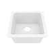 preview thumbnail 43 of 75, Karran Undermount Quartz Bar Single Bowl Sink White