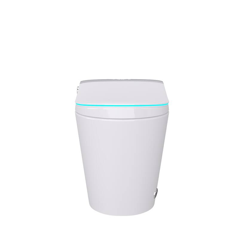 Smart Toilet with Bidet, Heated Seat, Auto Flush, Warm Air Dryer, Night Light, One-Piece Intelligent Toilet 220 lbs Capacit