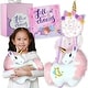 preview thumbnail 2 of 6, Follow Your Dreams Unicorn Pillow Gift Set, Unicorn Plush, Dream Catcher for Girls Ages 4-9 Years - Multi