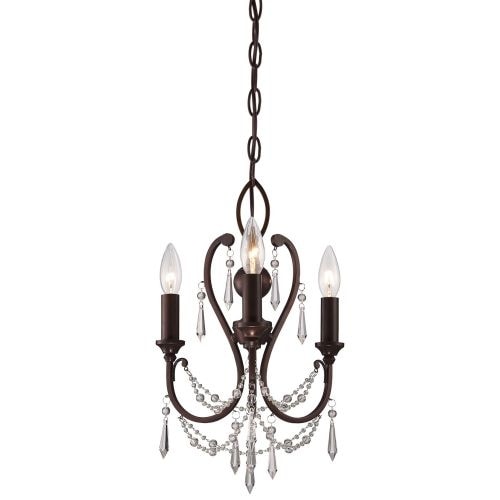 Minka Lavery 3138-284 3 Light 1 Tier 11.5" Width Mini Chandelier