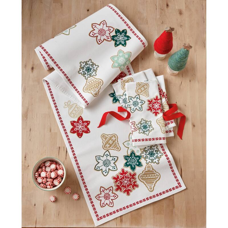 Sugar Cookie Napkin Set Of 4 Cloth Napkin Holder For Home Table Dinner Decor - 20 x 20