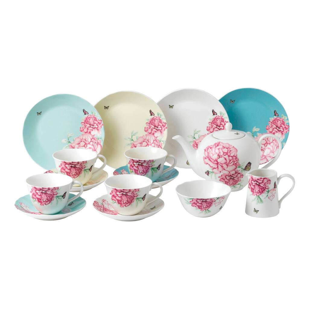 Royal Albert Mirand Kerr Everyday Friendship 15-Piece Tea Set Mixed Colors