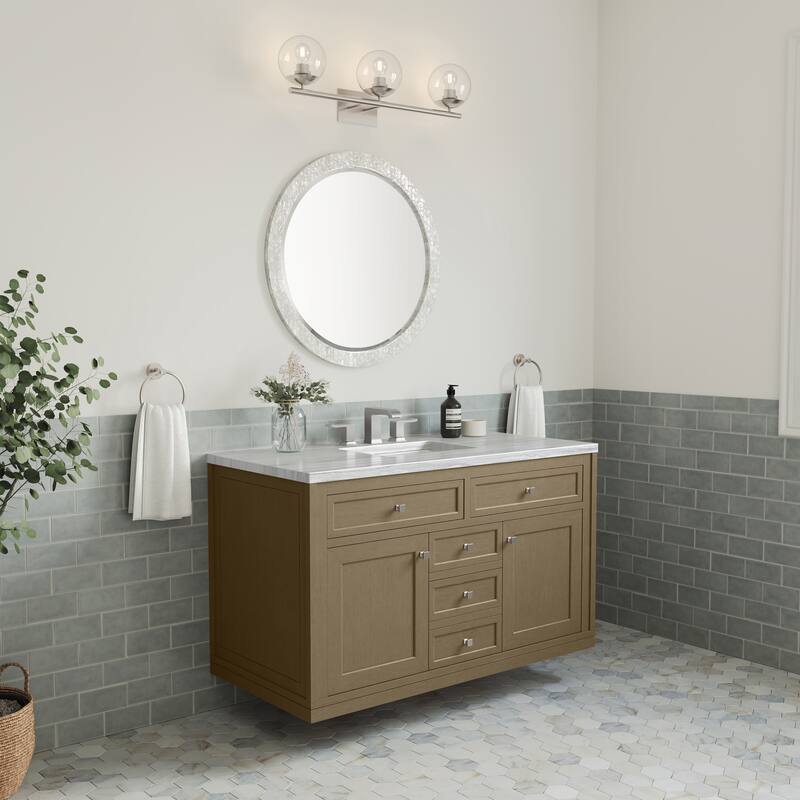 Chicago 48" Single Vanity, Walnut Whisper
