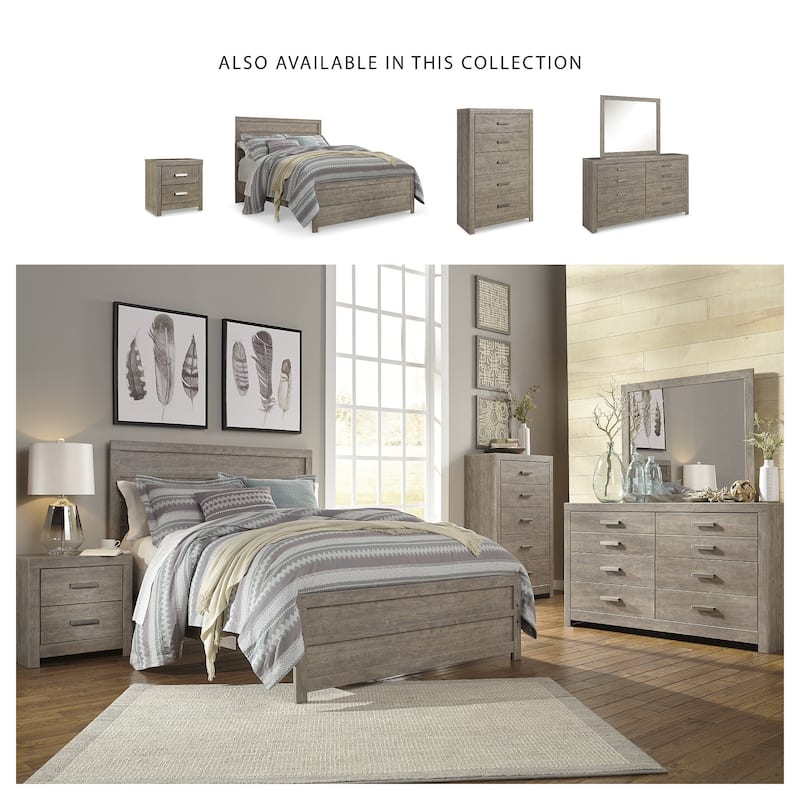 Signature Design by Ashley Culverbach Gray Panel Bed