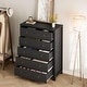 preview thumbnail 4 of 4, Modern Chest of Drawers with Gold Ring Pull Handles & Strong Legs, Storage Cabinet for Bedroom, Living Room, Entryway