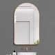 preview thumbnail 24 of 24, Rita Metal Framed Oval Wall Mirror Bathroom Vanity Mirror