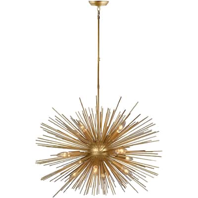Astra Sputnik 12-Light Sputnik Golden Sphere Chandelier