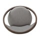 preview thumbnail 5 of 7, Emilien 32" Wide Fabric Upholstered Accent Barrel Chair by iNSPIRE Q Modern