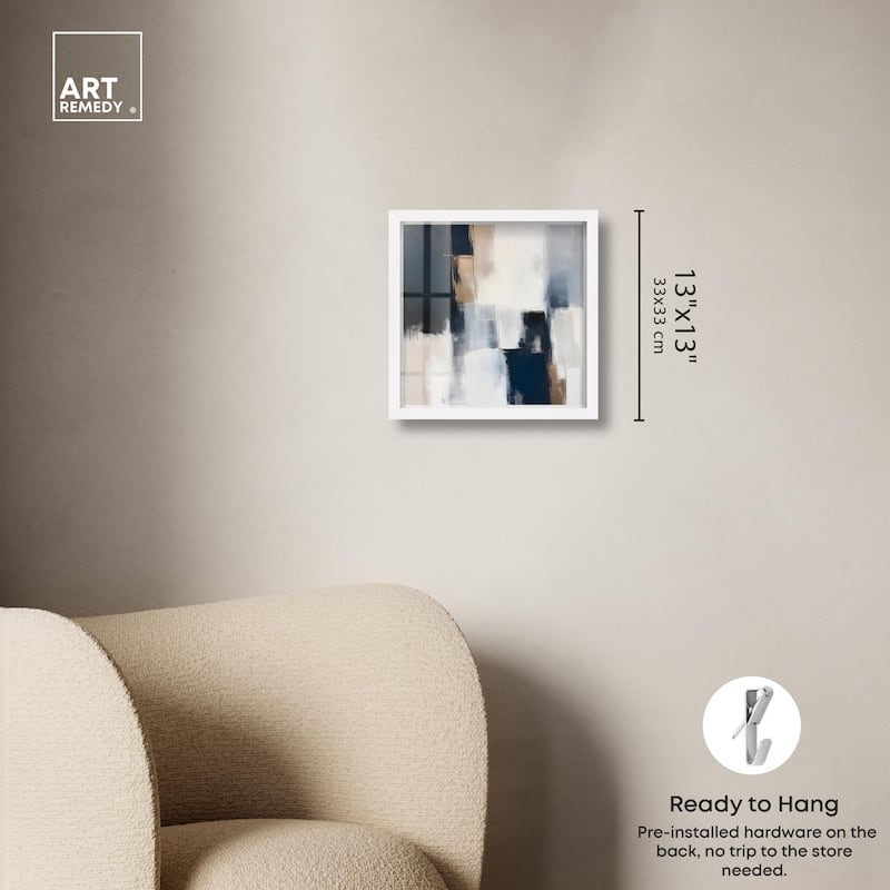 Blue Mood Depth II Shadowbox by Art Remedy