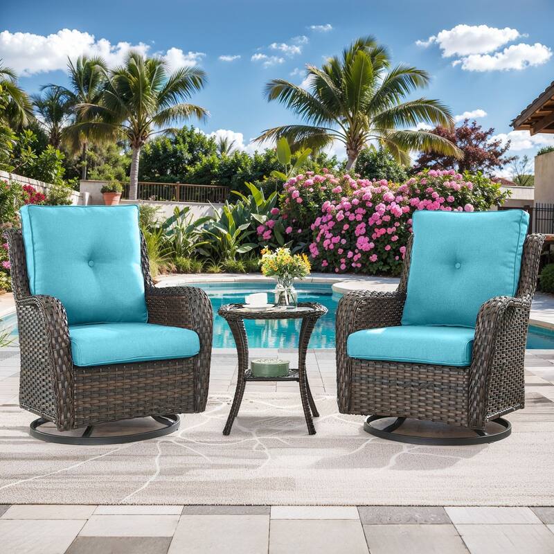 All-Weather Deep Seating Chair Cushions for Patio Chairs