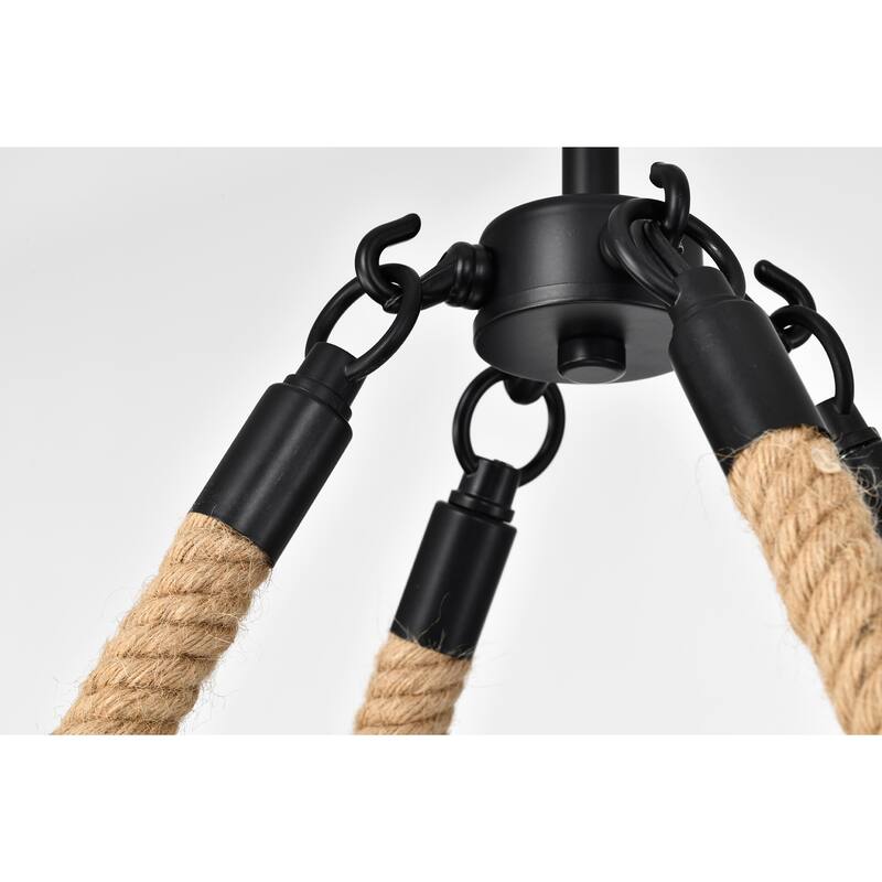 Brann Matte Black 14-Light Linear Kitchen Island Chandelier