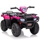 preview thumbnail 22 of 24, 12V Kids Ride On ATV，Battery Operated 4 Wheeler Rose Red