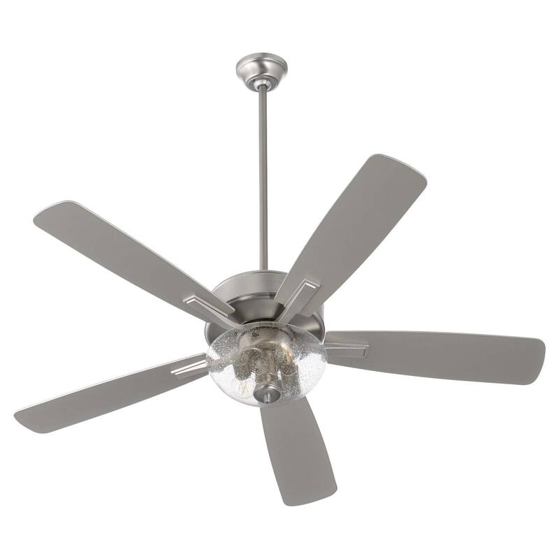 Quorum International 4525-22 Ovation 52" 5 Blade Indoor Ceiling Fan - Satin Nickel