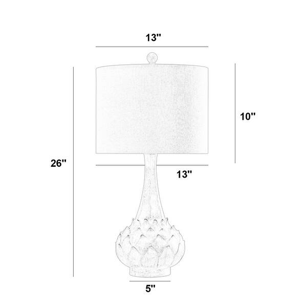 Resin Table Lamp(without bulb) - Bed Bath & Beyond - 37154012
