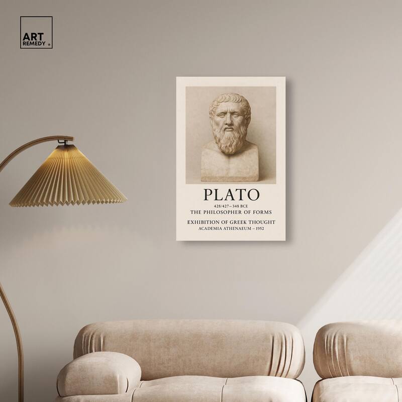 Philosopher of Forms Canvas by Art Remedy, Gallery Wrapped