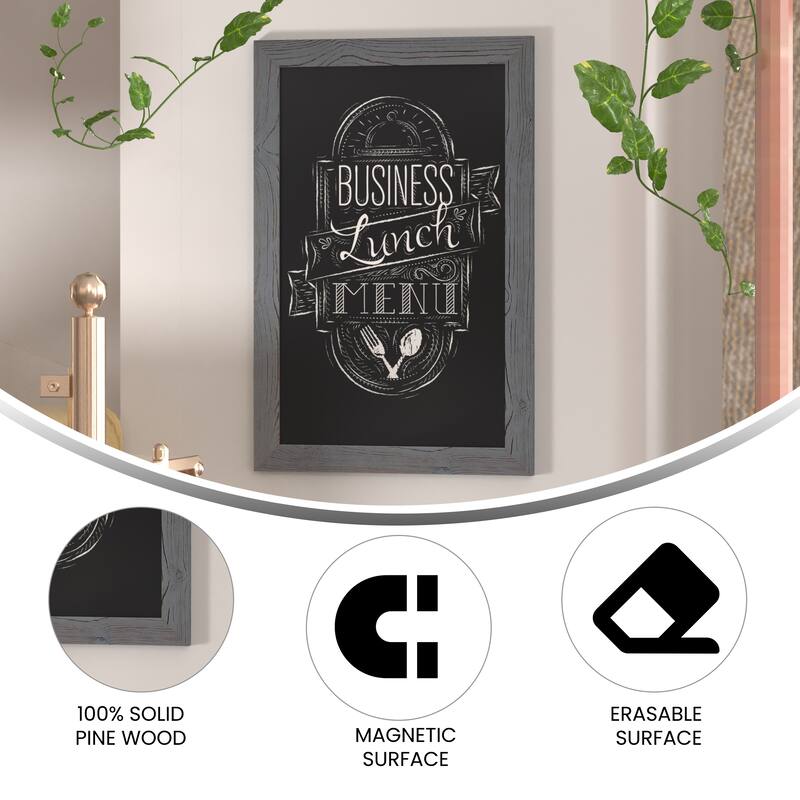 Wall Mounted Magnetic Chalkboard