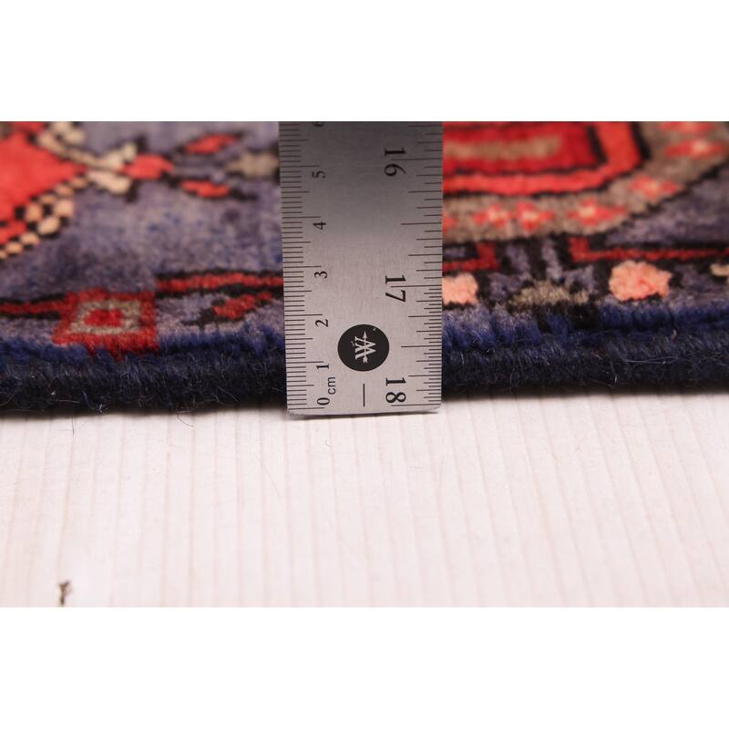 ECARPETGALLERY Hand-knotted Anatolian Vintage Red Wool Rug - 3'11 x 7'11