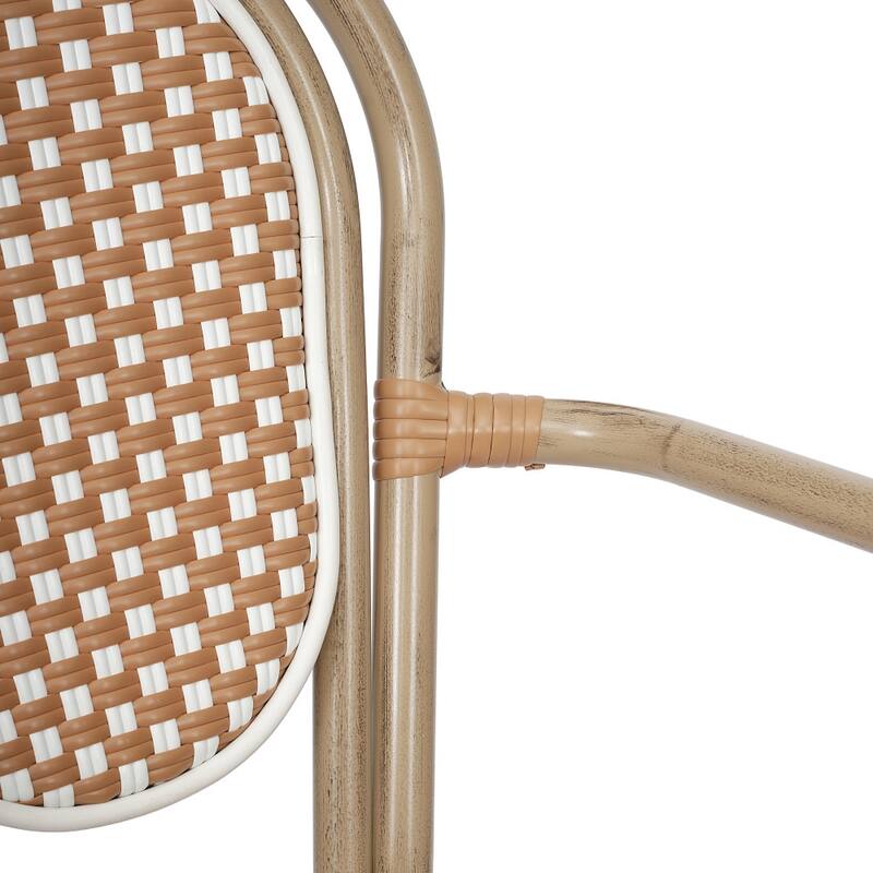 All-Weather Commercial Paris Chair with Metal Frame