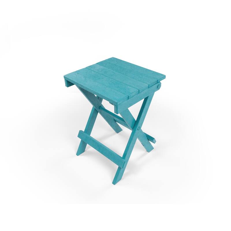 San Juan Fully Assembled All-Weather Recycled HDPE Outdoor Folding Bistro table