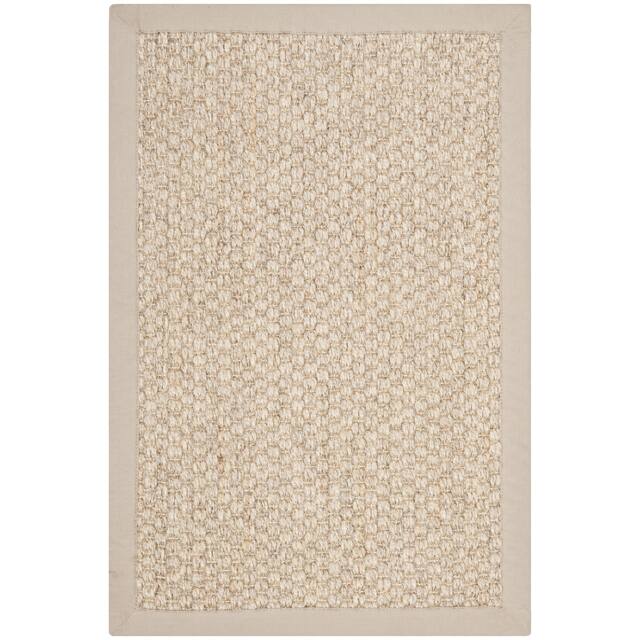 SAFAVIEH Giesela Natural Fiber Chunky Solid Color Sisal Area Rug - 2' x 3' - Marble