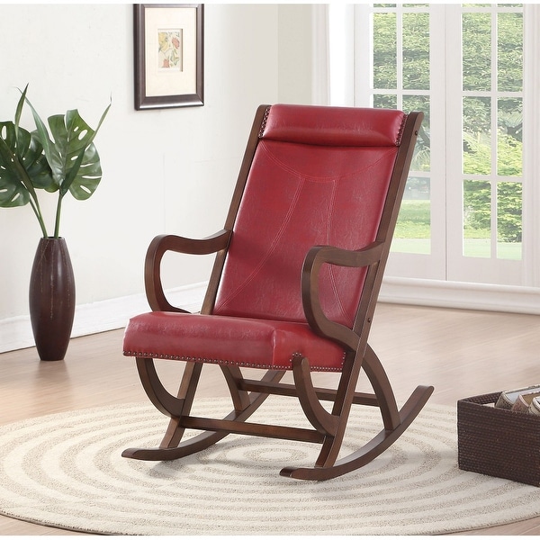 Traditional upholstered outlet rocking chair