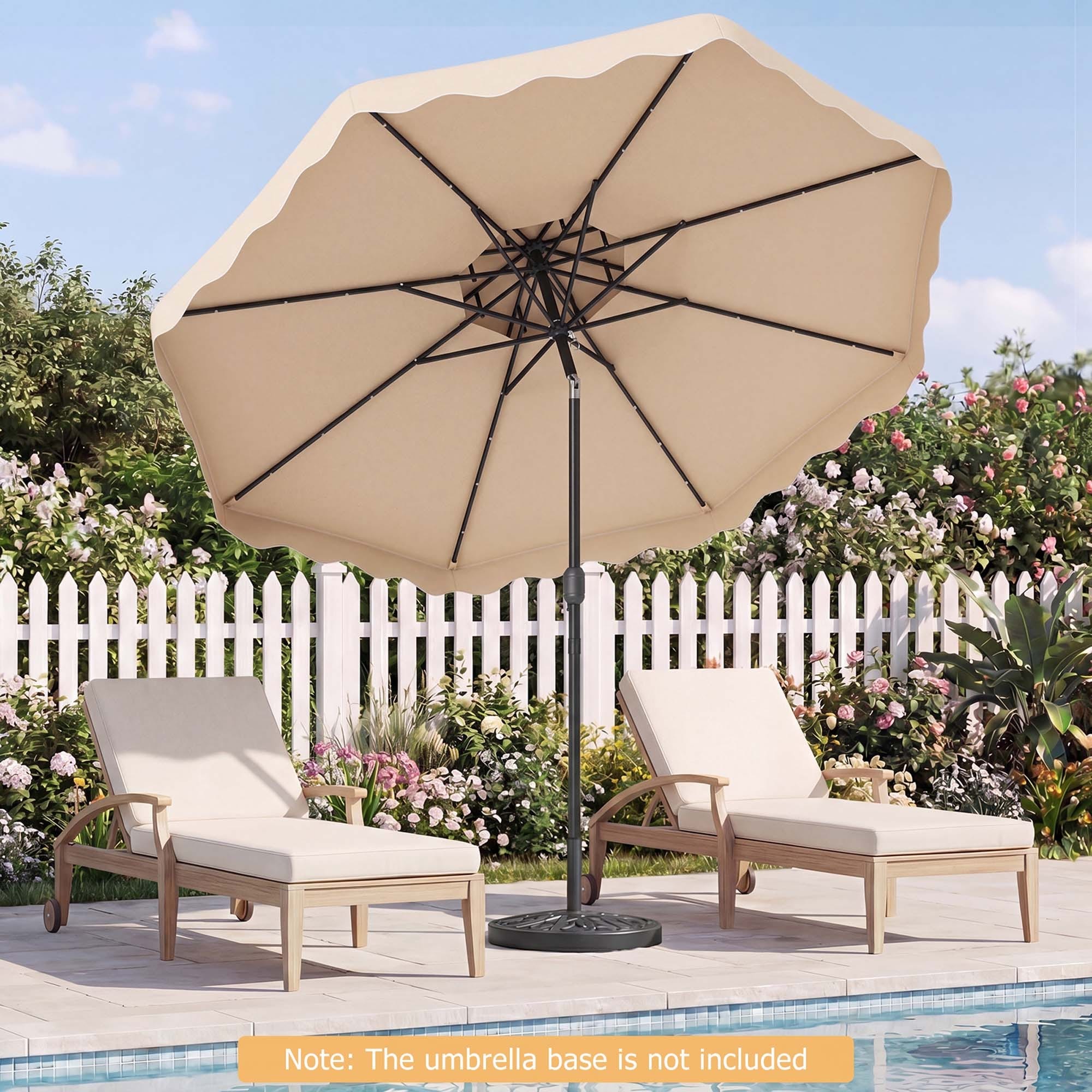 8 patio umbrella with 24 spines Amazon.com : Sundale Outdoor 7 ft Solar-Powered LED Lighted Crank & Push Button Tilt for Garden, Deck, Backyard, Pool, Ribs (Red) : Patio, Lawn & Garden free crank handle for simple and quick opening and closing 2 Patio Umbrella, Solar LED Umbrella