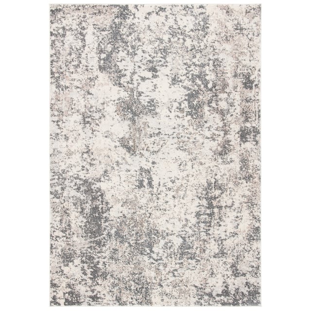 SAFAVIEH Madison Katrein Modern Abstract Rug - 6' x 9' - Grey/Ivory