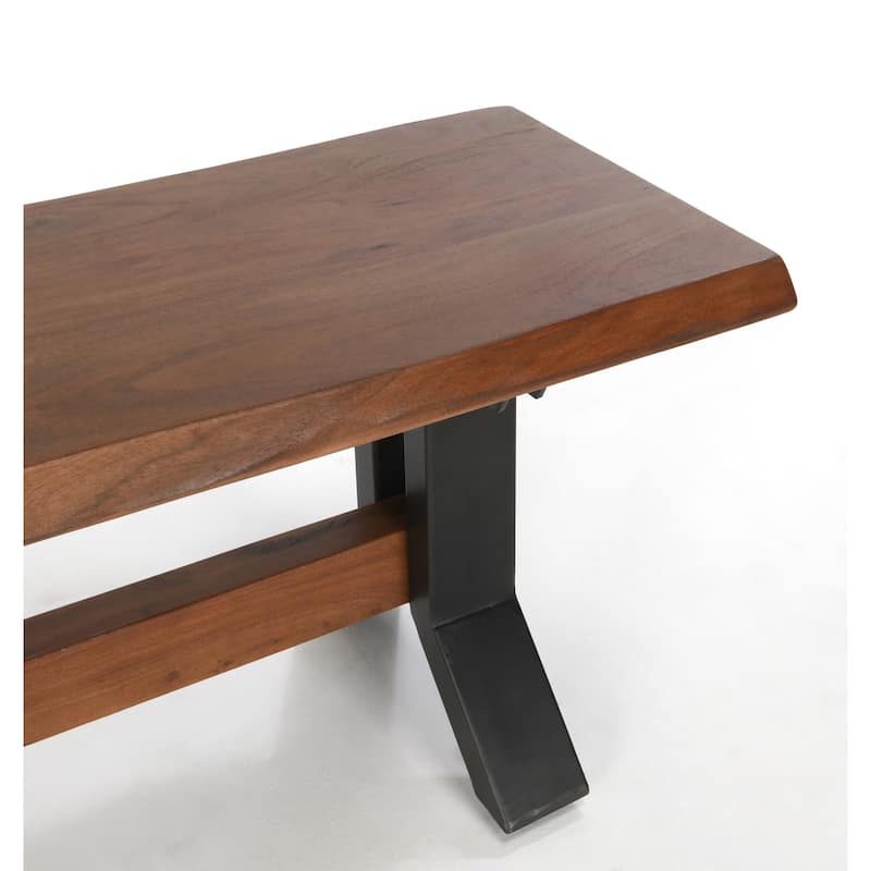 Classic Home Bellamy Acacia Wood Dining Bench