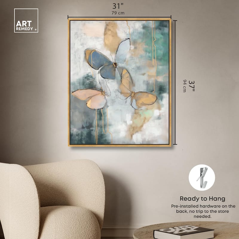 Butterflies Dream II Canvas by Art Remedy
